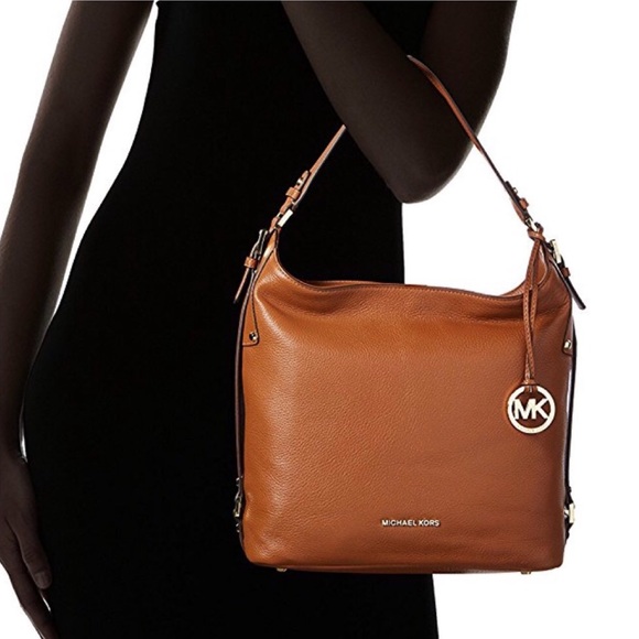 Authentic Michael Kors Bedford Belted Venus Leather Shoulder Bag in Luggage, EUC - Picture 15 of 16